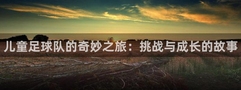 儿童足球队的奇妙之旅：挑战与成长的故