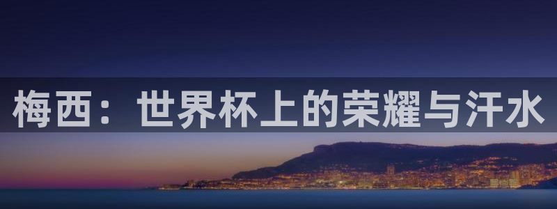 梅西：世界杯上的荣耀与汗水